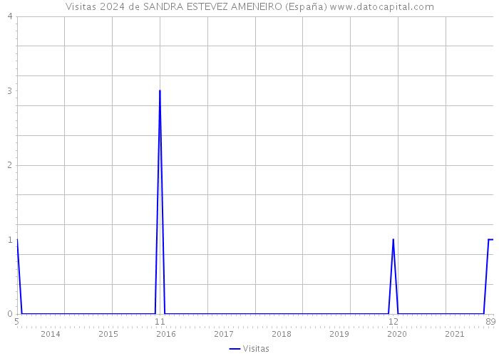 Visitas 2024 de SANDRA ESTEVEZ AMENEIRO (España) 