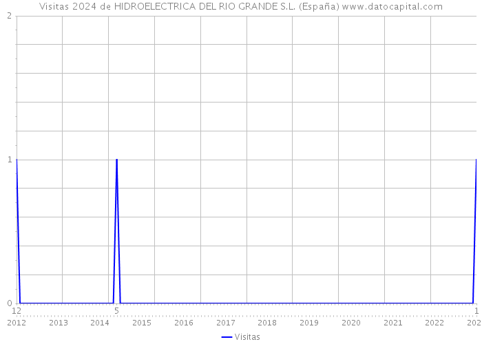 Visitas 2024 de HIDROELECTRICA DEL RIO GRANDE S.L. (España) 