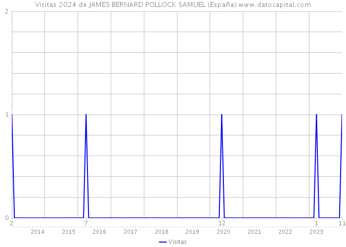 Visitas 2024 de JAMES BERNARD POLLOCK SAMUEL (España) 