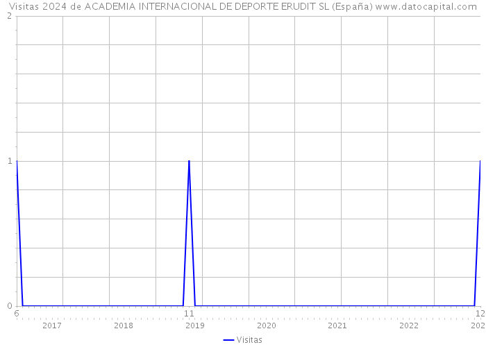 Visitas 2024 de ACADEMIA INTERNACIONAL DE DEPORTE ERUDIT SL (España) 