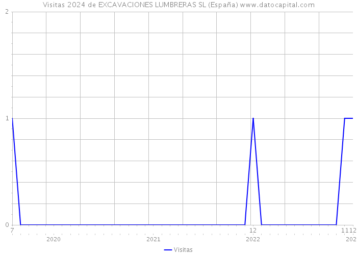 Visitas 2024 de EXCAVACIONES LUMBRERAS SL (España) 