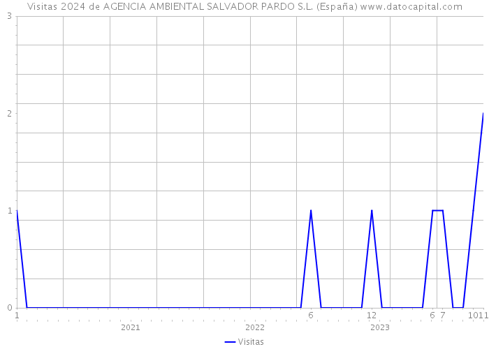 Visitas 2024 de AGENCIA AMBIENTAL SALVADOR PARDO S.L. (España) 