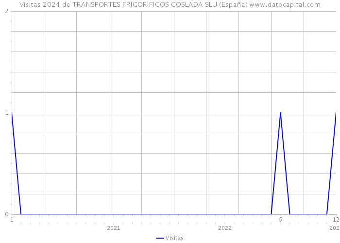 Visitas 2024 de TRANSPORTES FRIGORIFICOS COSLADA SLU (España) 