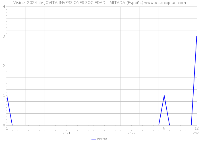 Visitas 2024 de JOVITA INVERSIONES SOCIEDAD LIMITADA (España) 