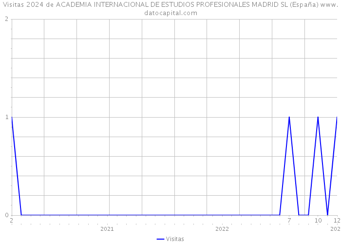 Visitas 2024 de ACADEMIA INTERNACIONAL DE ESTUDIOS PROFESIONALES MADRID SL (España) 