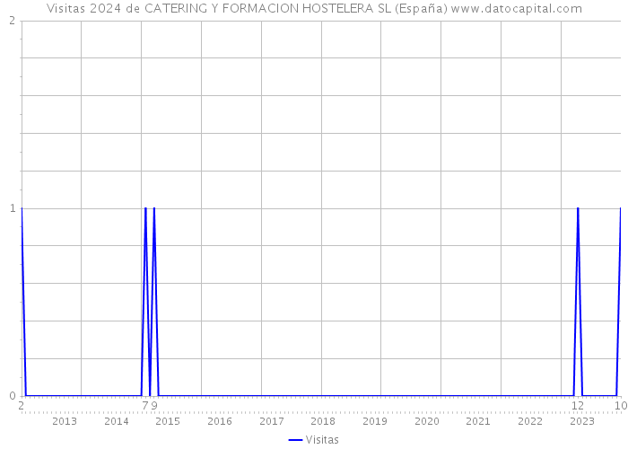 Visitas 2024 de CATERING Y FORMACION HOSTELERA SL (España) 