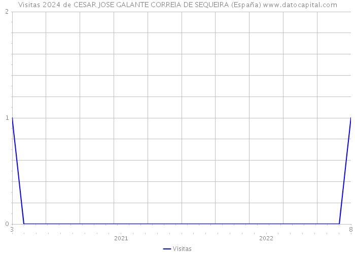 Visitas 2024 de CESAR JOSE GALANTE CORREIA DE SEQUEIRA (España) 