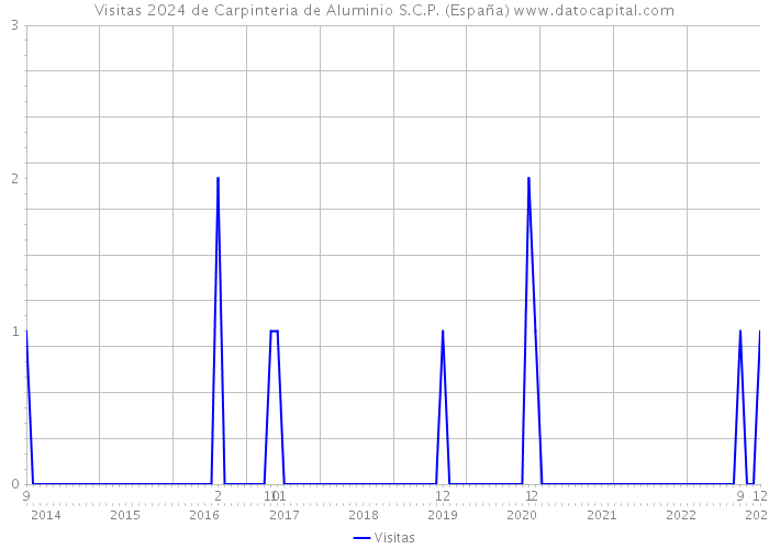 Visitas 2024 de Carpinteria de Aluminio S.C.P. (España) 