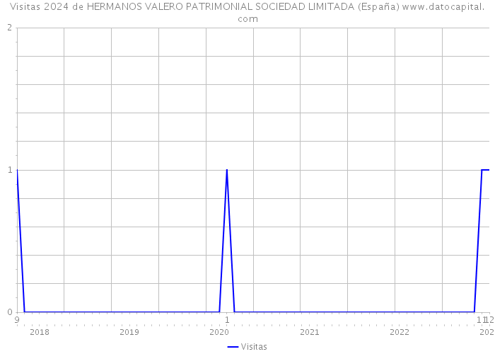 Visitas 2024 de HERMANOS VALERO PATRIMONIAL SOCIEDAD LIMITADA (España) 