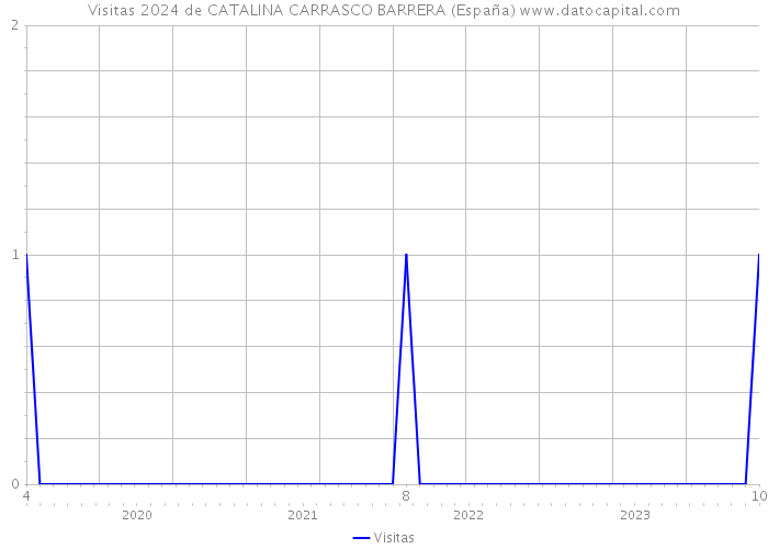 Visitas 2024 de CATALINA CARRASCO BARRERA (España) 