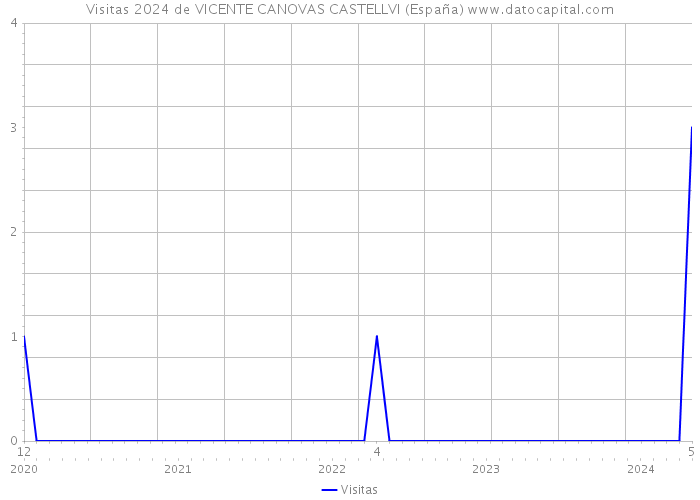 Visitas 2024 de VICENTE CANOVAS CASTELLVI (España) 