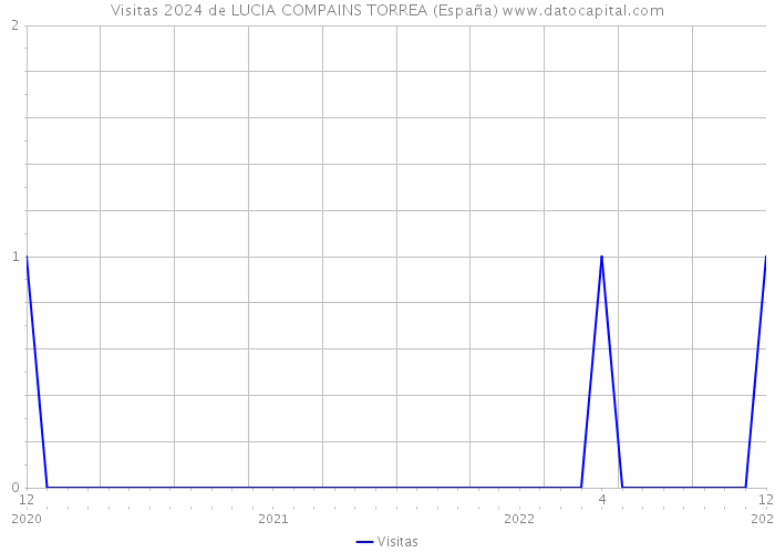 Visitas 2024 de LUCIA COMPAINS TORREA (España) 