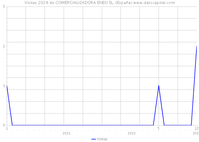Visitas 2024 de COMERCIALIZADORA ENEO SL. (España) 