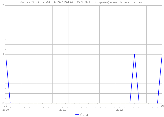 Visitas 2024 de MARIA PAZ PALACIOS MONTES (España) 