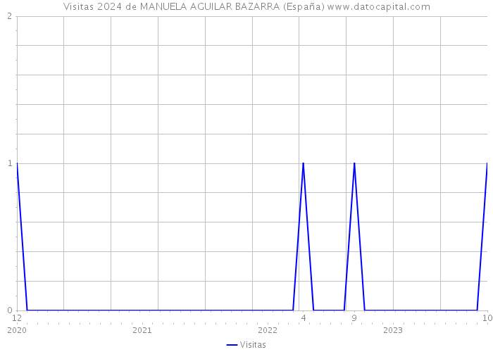 Visitas 2024 de MANUELA AGUILAR BAZARRA (España) 