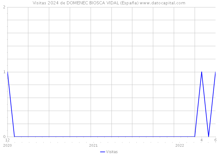 Visitas 2024 de DOMENEC BIOSCA VIDAL (España) 