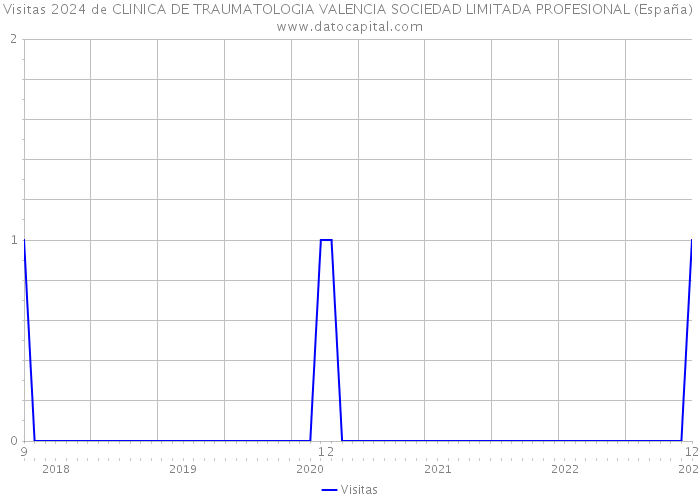 Visitas 2024 de CLINICA DE TRAUMATOLOGIA VALENCIA SOCIEDAD LIMITADA PROFESIONAL (España) 