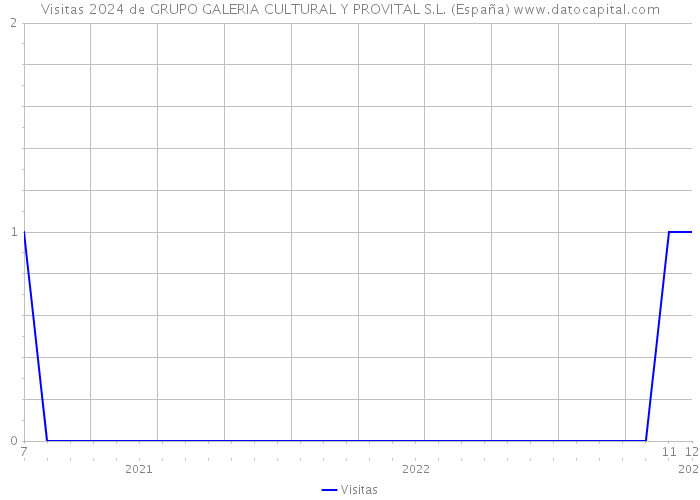 Visitas 2024 de GRUPO GALERIA CULTURAL Y PROVITAL S.L. (España) 