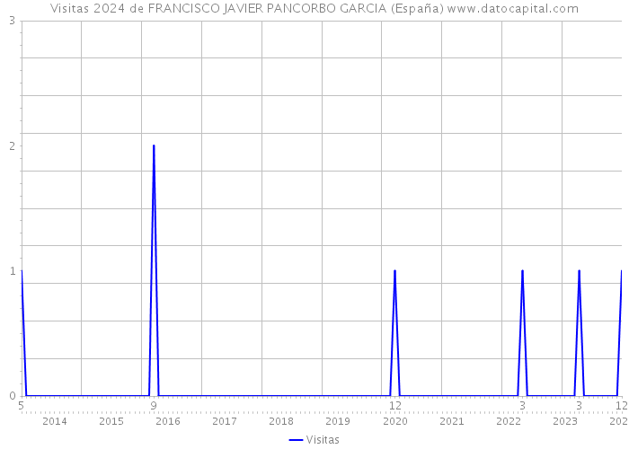 Visitas 2024 de FRANCISCO JAVIER PANCORBO GARCIA (España) 