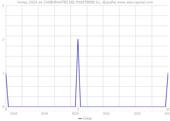 Visitas 2024 de CARBURANTES DEL FINISTERRE S.L. (España) 