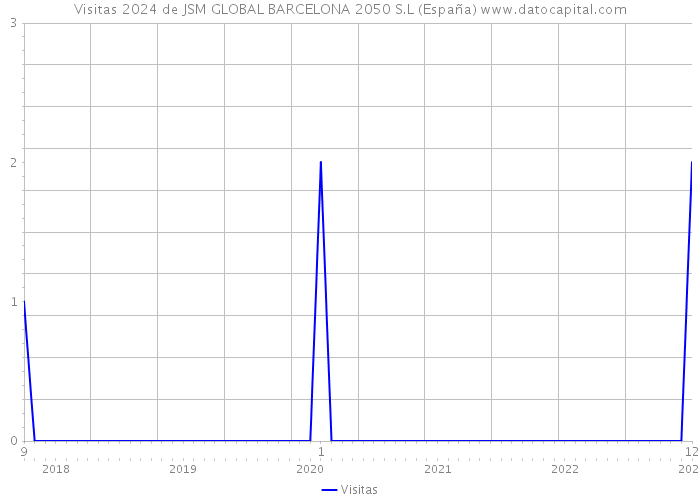 Visitas 2024 de JSM GLOBAL BARCELONA 2050 S.L (España) 