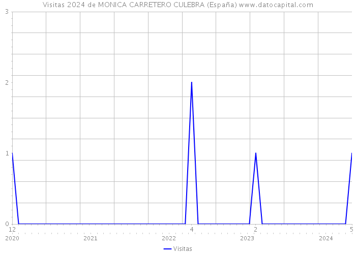 Visitas 2024 de MONICA CARRETERO CULEBRA (España) 