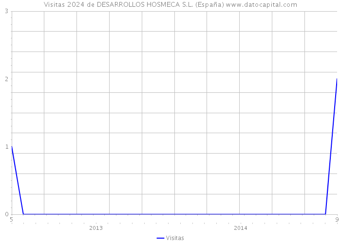 Visitas 2024 de DESARROLLOS HOSMECA S.L. (España) 