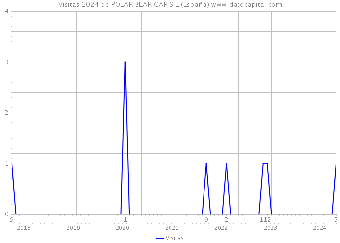 Visitas 2024 de POLAR BEAR CAP S.L (España) 