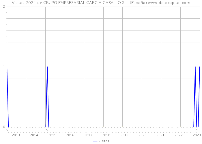 Visitas 2024 de GRUPO EMPRESARIAL GARCIA CABALLO S.L. (España) 