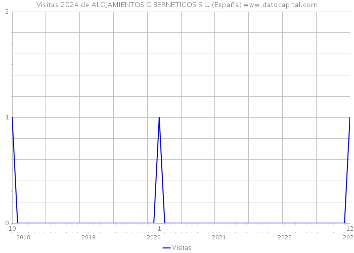 Visitas 2024 de ALOJAMIENTOS CIBERNETICOS S.L. (España) 