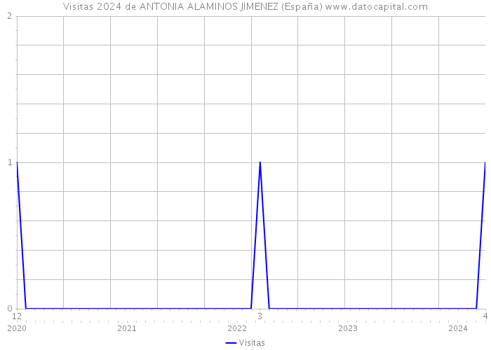 Visitas 2024 de ANTONIA ALAMINOS JIMENEZ (España) 