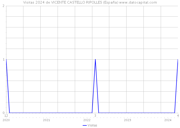 Visitas 2024 de VICENTE CASTELLO RIPOLLES (España) 