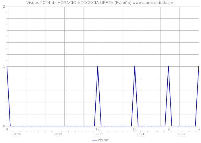 Visitas 2024 de HORACIO ACCONCIA URETA (España) 