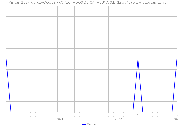 Visitas 2024 de REVOQUES PROYECTADOS DE CATALUNA S.L. (España) 