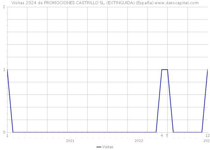 Visitas 2024 de PROMOCIONES CASTRILLO SL. (EXTINGUIDA) (España) 