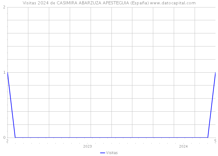 Visitas 2024 de CASIMIRA ABARZUZA APESTEGUIA (España) 