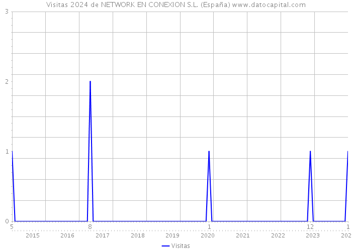Visitas 2024 de NETWORK EN CONEXION S.L. (España) 