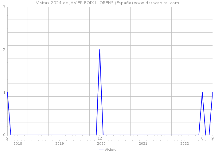 Visitas 2024 de JAVIER FOIX LLORENS (España) 