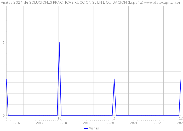 Visitas 2024 de SOLUCIONES PRACTICAS RUCCION SL EN LIQUIDACION (España) 