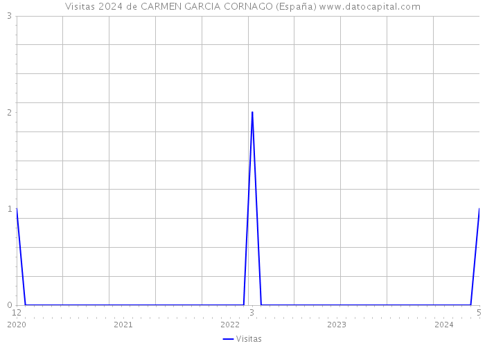 Visitas 2024 de CARMEN GARCIA CORNAGO (España) 