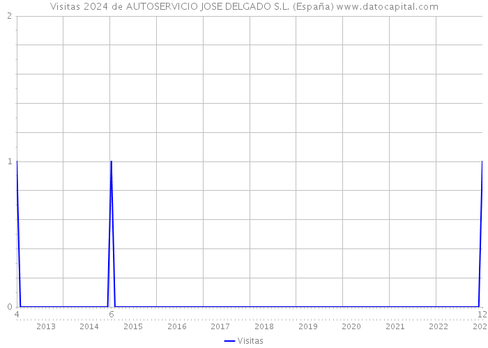 Visitas 2024 de AUTOSERVICIO JOSE DELGADO S.L. (España) 