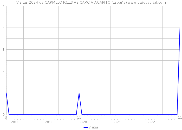 Visitas 2024 de CARMELO IGLESIAS GARCIA AGAPITO (España) 