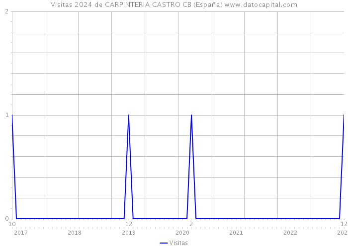 Visitas 2024 de CARPINTERIA CASTRO CB (España) 