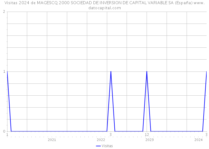 Visitas 2024 de MAGESCQ 2000 SOCIEDAD DE INVERSION DE CAPITAL VARIABLE SA (España) 