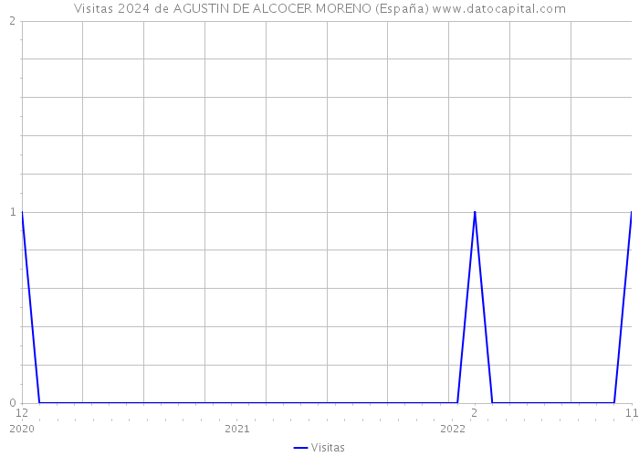 Visitas 2024 de AGUSTIN DE ALCOCER MORENO (España) 