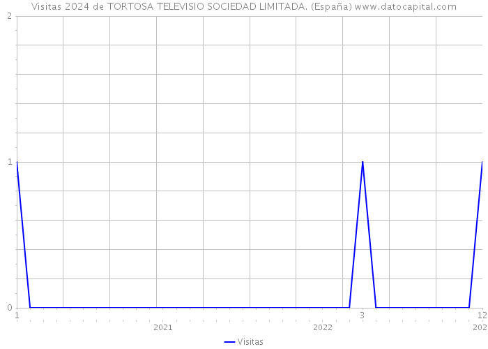 Visitas 2024 de TORTOSA TELEVISIO SOCIEDAD LIMITADA. (España) 