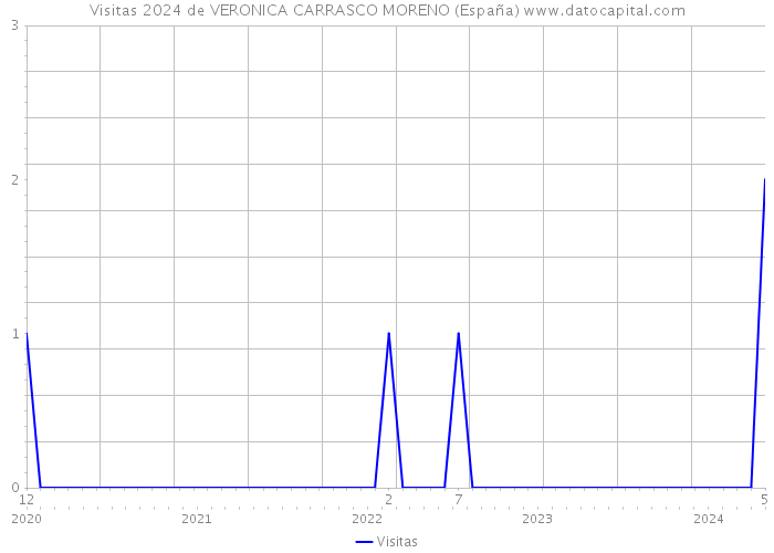 Visitas 2024 de VERONICA CARRASCO MORENO (España) 