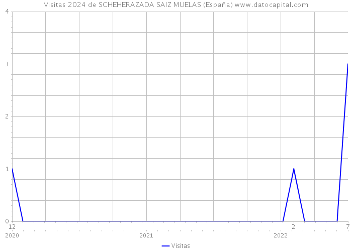 Visitas 2024 de SCHEHERAZADA SAIZ MUELAS (España) 