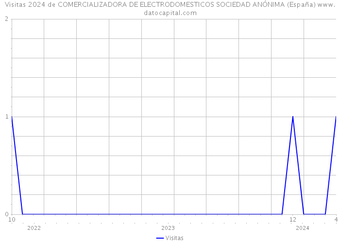 Visitas 2024 de COMERCIALIZADORA DE ELECTRODOMESTICOS SOCIEDAD ANÓNIMA (España) 