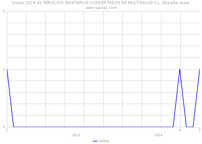 Visitas 2024 de SERVICIOS SANITARIOS CONCERTADOS DE MULTISALUD S.L. (España) 